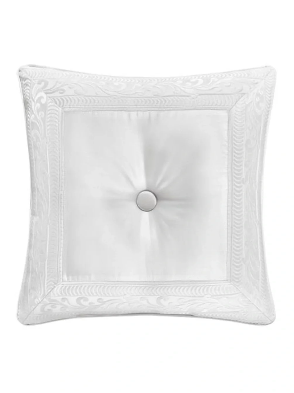 Queen New York Bianco Tufted Decorative Pillow, 20